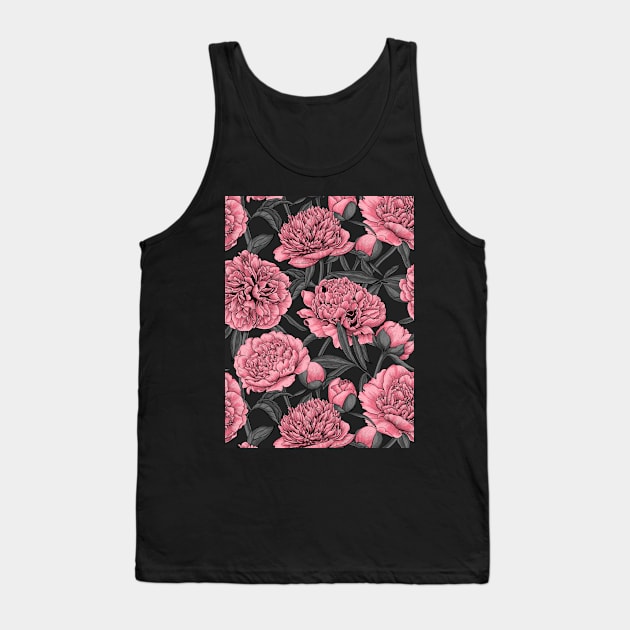 Night peony garden 2 Tank Top by katerinamk